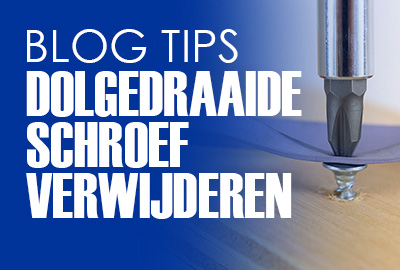 Dolgedraaide schroef verwijderen