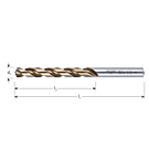 HSS-G Goldline metaalboor 3,5mm 1 stuk HSS-G Goldline metaalboor 3,5mm 1 stuk