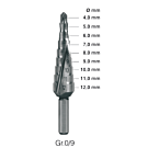 Rotec HSS trappenboor 4,0-12,0 mm 9 trappen