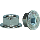 Zeskant flensmoer DIN 6923 M12 100 stuks