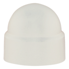 Moerkappen M12 RAL 9010 wit 50 stuks Moerkappen M12 RAL 9010 wit 50 stuks