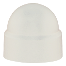 Moerkappen M14 RAL 9010 wit 100 stuks Moerkappen M14 RAL 9010 wit 100 stuks