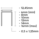 Union D-08 RVS - 5000 stuks