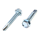 Zelfborende schroeven zeskantekop verzinkt 6,3x25 - 200 stuks Zelfborende schroeven zeskantekop verzinkt 6,3x25 - 200 stuks