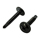 Zelfborende schroeven met ring zwart verzinkt 4,8x50 200 stuks