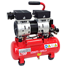 Conti-Weld olievrije geluidsarme compressor LBWH 9 liter 8 bar Conti-Weld olievrije geluidsarme compressor LBWH 9 liter 8 bar