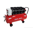 Conti-Weld olievrije geluidsarme compressor LBWT 100 liter 8 bar Conti-Weld olievrije geluidsarme compressor LBWT 100 liter 8 bar