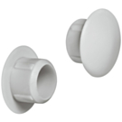 Afdekkap voor blind boorgat Ø 10mm RAL 7035 lichtgrijs - 500 stuks