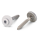 Spenglerschroeven 4,5x25 RVS A2 torx 100 stuks RAL 9010 Spenglerschroeven 4,5x25 RVS A2 torx 100 stuks RAL 9010