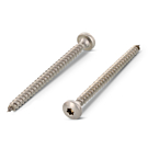 Spaanplaatschroeven bolkop RVS A2 torx 3x20 voldraad - 1000 stuks