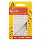 Glasbuffer bol Deltafix 8mm transparant 50 stuks Glasbuffer bol Deltafix 8mm transparant 50 stuks