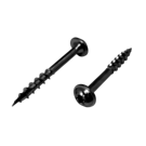 Tellerkopschroeven zwart verzinkt 4x30 - 200 stuks