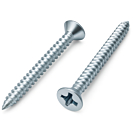 Zelftappers verzinkt vlakkop DIN 7982 6,3x38 - 200 stuks Zelftappers verzinkt vlakkop DIN 7982 6,3x38 - 200 stuks