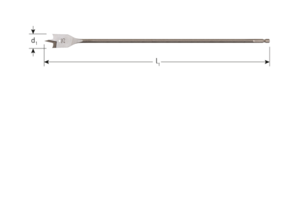 Speedboor 10mm 400mm lang