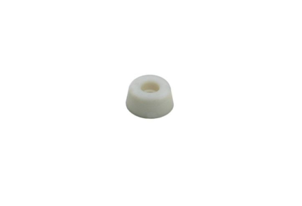 Closetbuffer rubber wit Ø20x10 mm - 10 stuks