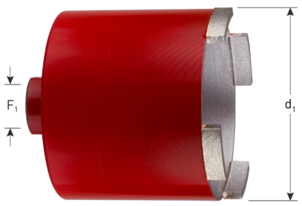 Dozenboor premium, 82mm (achter sleuven)
