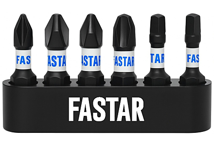 Fastar impact zelftapper bitset 6 delig