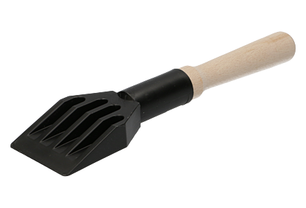 Glaslepel hout met kunststof