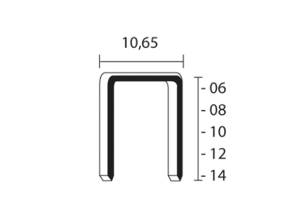 Union MW08CR-F nieten RVS 8mm 4000 stuks