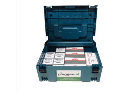 Assortiment pluggen in m-box 1300 delig