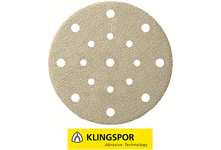 Klingspor schuurschijven klitteband - PS33 GLS51 Ø150mm 17 gaten korrel 180 - 100 stuks