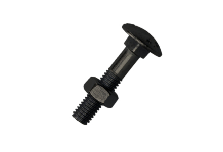 Slotbouten zwart verzinkt DIN 603/555 6x40 10 stuks