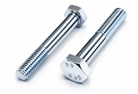 Zeskantbouten 8x85 galv. verzinkt DIN 931 8.8 100 stuks