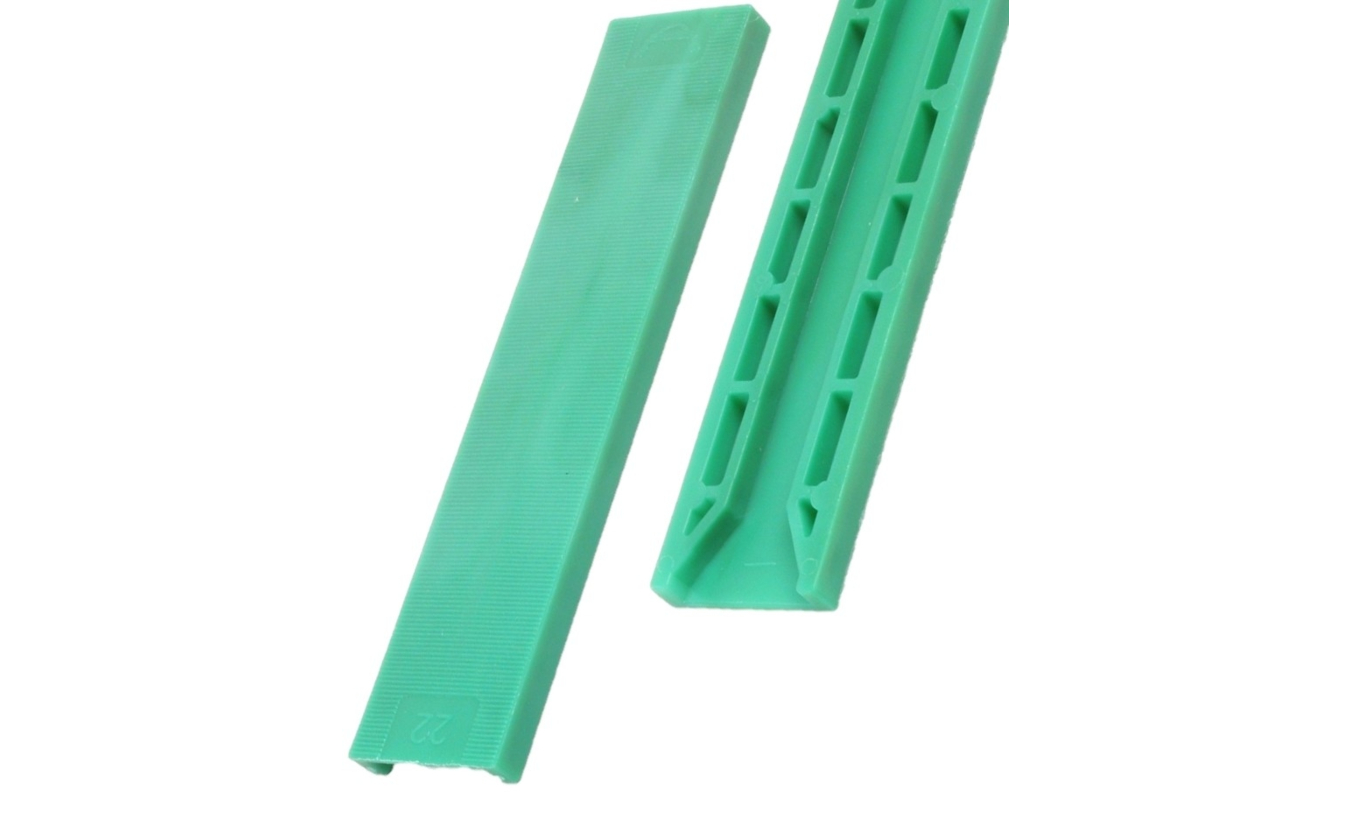 Tunnel beglazingsblokjes (100x30x5mm) groen - per 100 stuks Tunnel beglazingsblokjes (100x30x5mm) groen - per 100 stuks