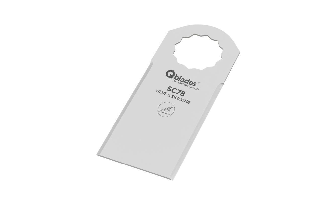 Qblades SC78 multitool Snijmes Recht - Kit en Lijm - 30x85mm (SuperCut) Qblades SC78 multitool Snijmes Recht - Kit en Lijm - 30x85mm (SuperCut)