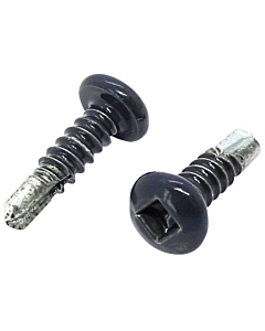 Zelfborende schroeven 4,2x16 RAL 7016 square drive 100 stuks