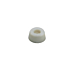 Closetbuffer rubber wit Ø20x10 mm - 10 stuks