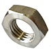 Moer DIN 439B links draad RVS A2 M24 25 stuks