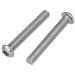 Metaalschroef laagbolkop ISO 7380-1 M6x40 RVS A4 - 500 stuks