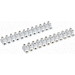 Kroonsteen strip wit 1-4mm - 10 stuks