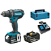 Makita DDF482RFJ accuboormachine 2x 18 Volt 3.0Ah 36/62Nm