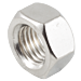 Moeren RVS A2 DIN 934, M24 / 25 stuks
