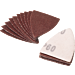 Qblades UN65 Schuurpad Vingervorm K80 per 20-stuks