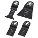 Qblades UN92 multitool zaagbladenset Hout en Metaal 4-delig (Universeel)