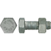 SB-bouten 20x65 thermisch verzinkt 25 stuks