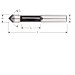HM kopieerfrees 8/8x19