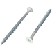 Witte spaanplaatschroeven 5x70 torx verzinkt 100 stuks