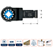 Multizaagblad Starlock metaal/inox (RVS) 20 mm