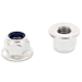 Zelfborgende flensmoer RVS A2 M5 - 500 stuks