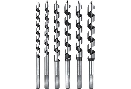 Slangenboor 230mm set 6 delig