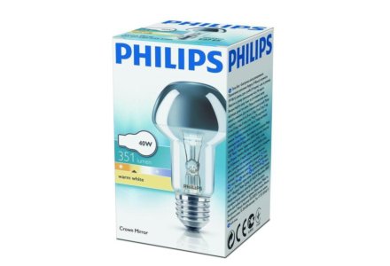 Philips refelctorlamp 40watt E27 351 lumen warm wit kopspiegel