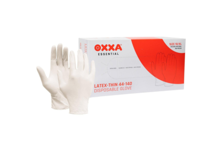 Oxxa latex handschoenen wit XL 100 stuks