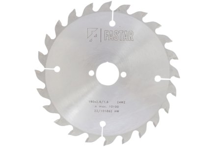 FASTAR HM cirkelzaagblad 190x30x24 2.6/1.6 WZ