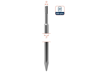 Rotec puntbeitel SDS-plus 250mm