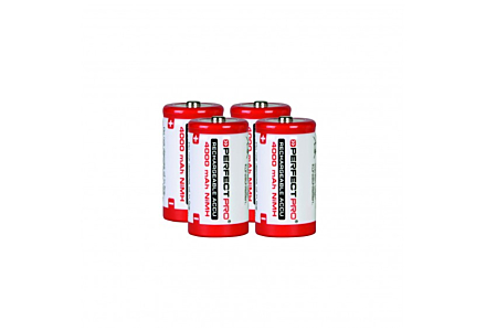 Perfectpro oplaadbare batterijen C 4 stuks (4000mAh)