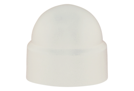Moerkappen M12 RAL 9010 wit 100 stuks